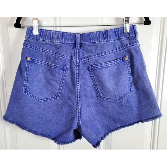 Anthropologie Pilcro Lara Ultra High-Rise Frayed Denim Shorts Size S - Picture 8 of 8